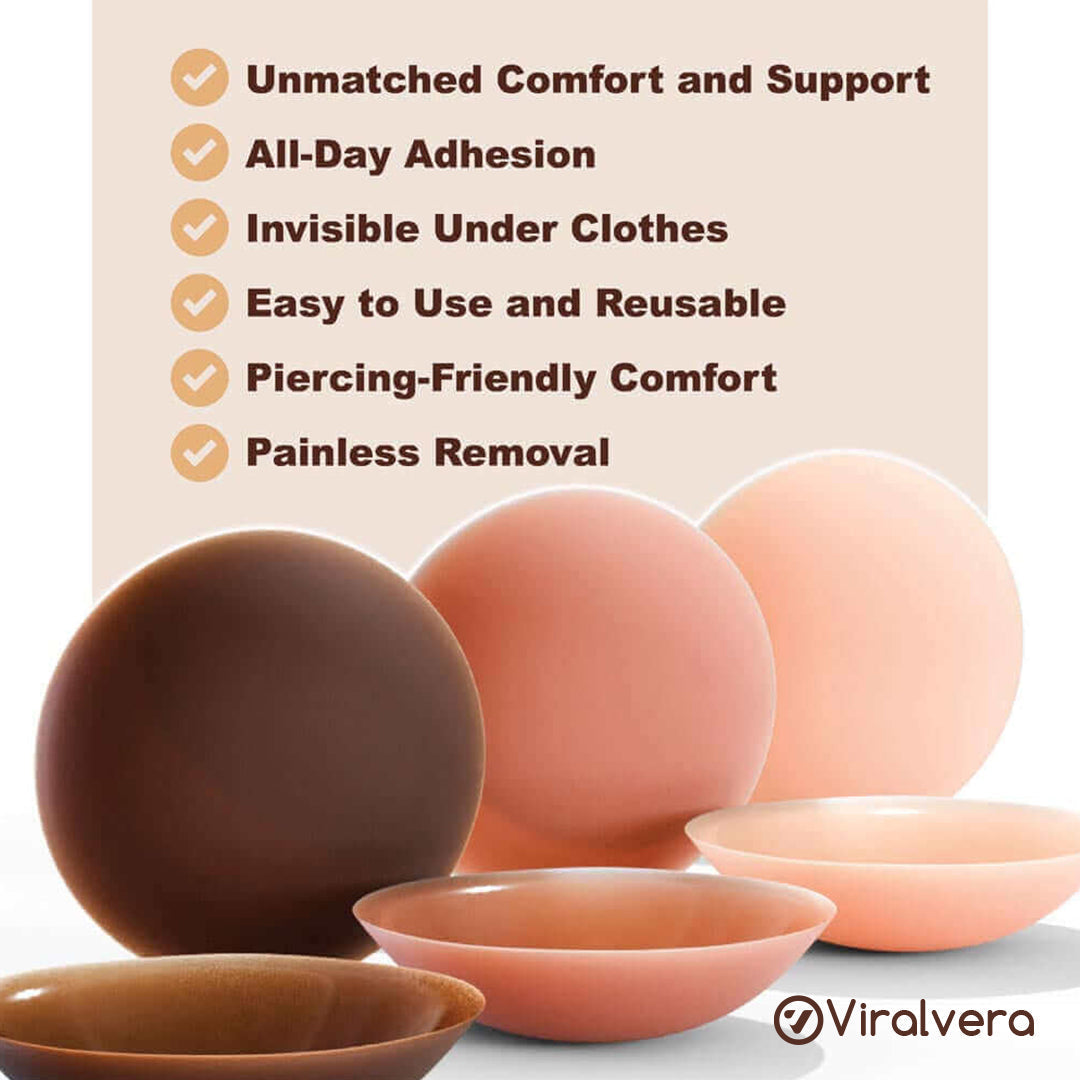 De virale “niet-plakkerige” tepelcovers (1 paar)